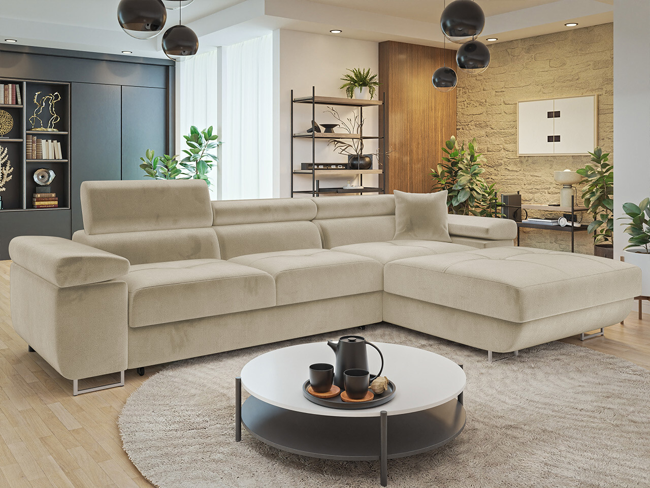 Ugaona sofa Comfivo Eliferu 102 (Manila 02)