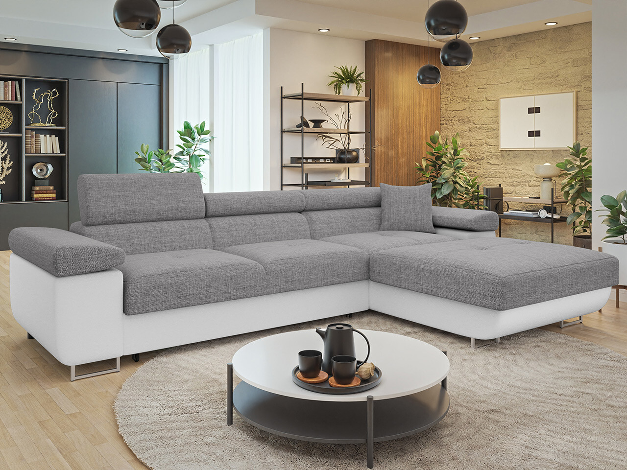 Ugaona sofa Comfivo Eliferu 102 (Soft 017 + Lux 05)