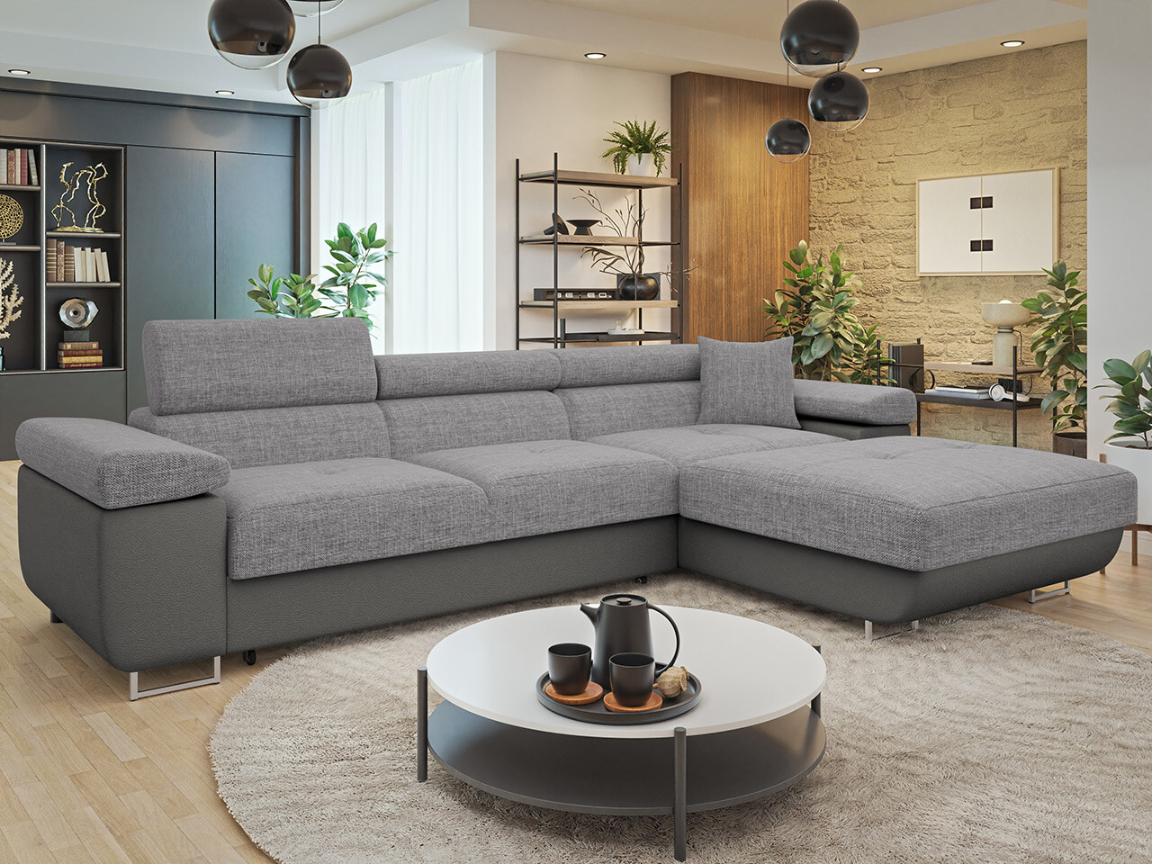 Ugaona sofa Comfivo Eliferu 102 (Soft 029 + Lux 05)