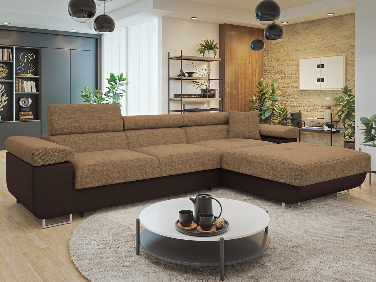 Ugaona sofa Comfivo Eliferu 102 (Soft 066 + Lux 03)