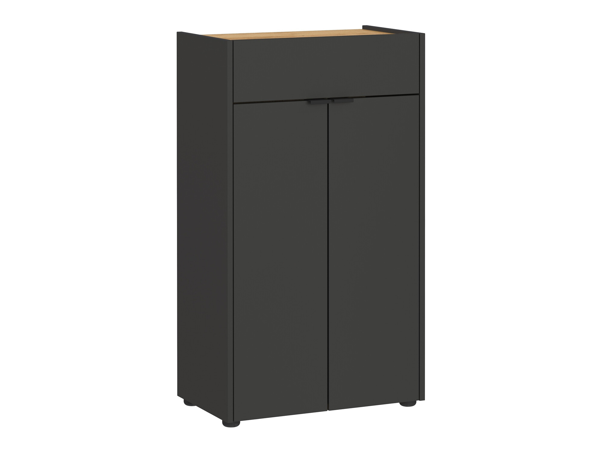Samostojeći kupatilski ormarić Ventei 102 (Grafit + Navarra hrast)