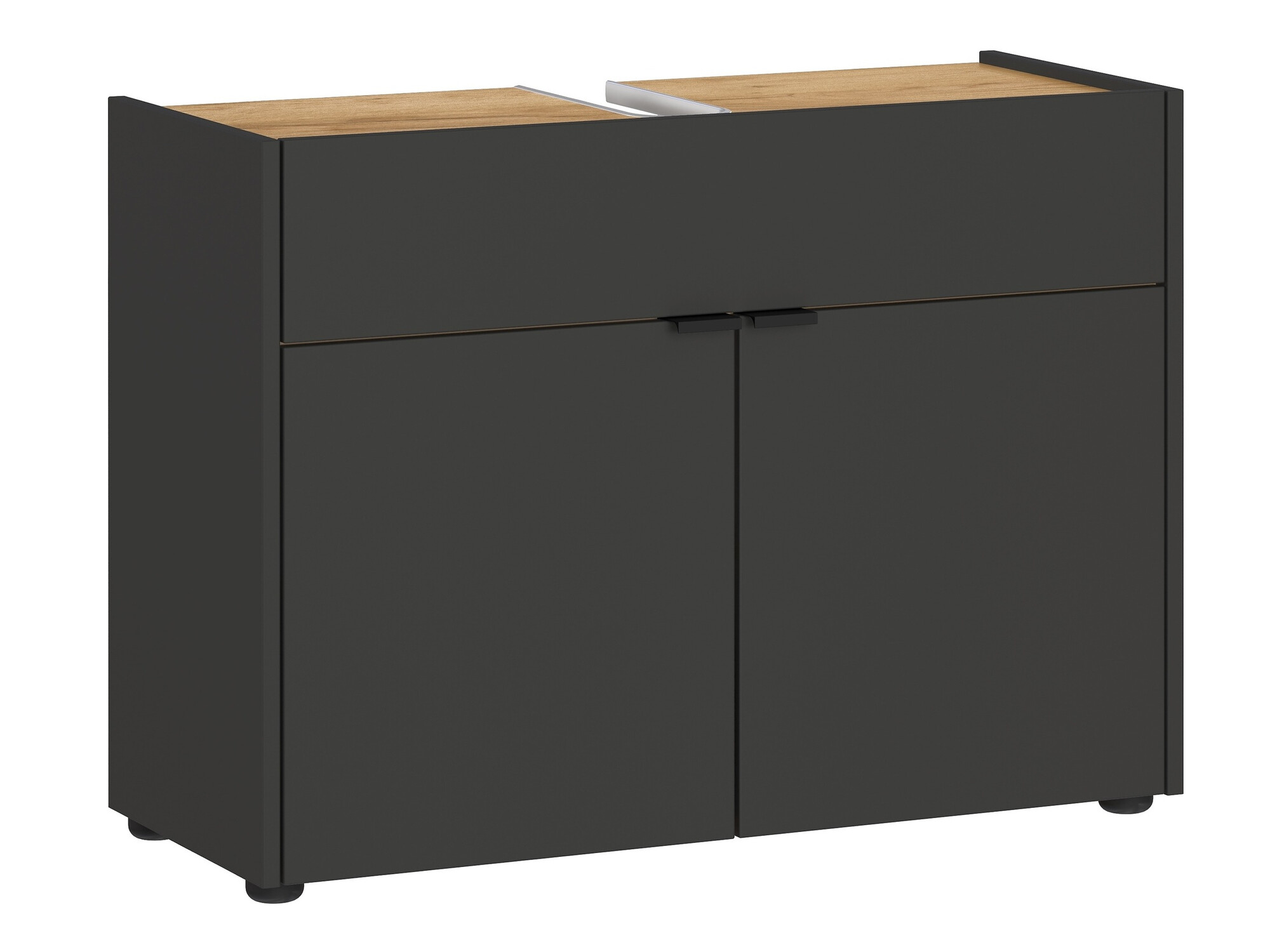 Set za kupatilo Ventei 106 (Graphite + Navarra hrast)