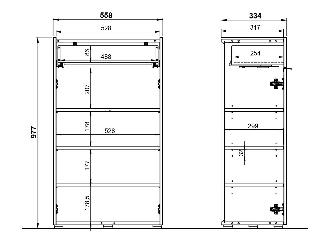 Set za kupatilo Ventei 109 (Graphite + Navarra hrast)