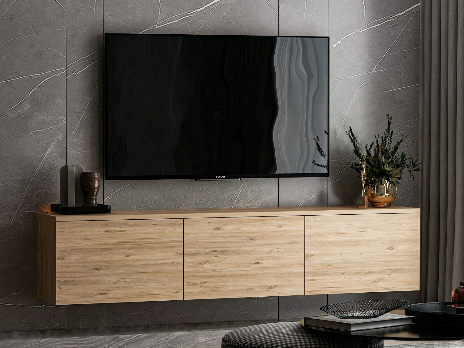 TV komoda Kailua 404 (Bor)