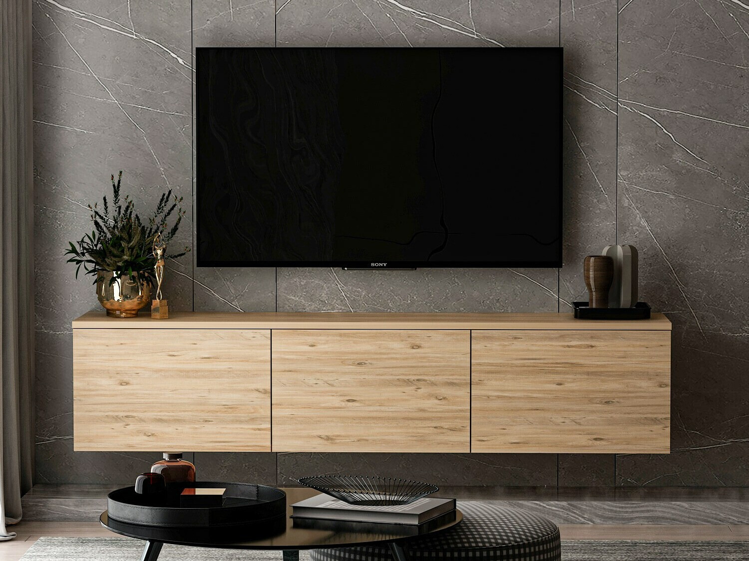 TV komoda Kailua 404 (Bor)