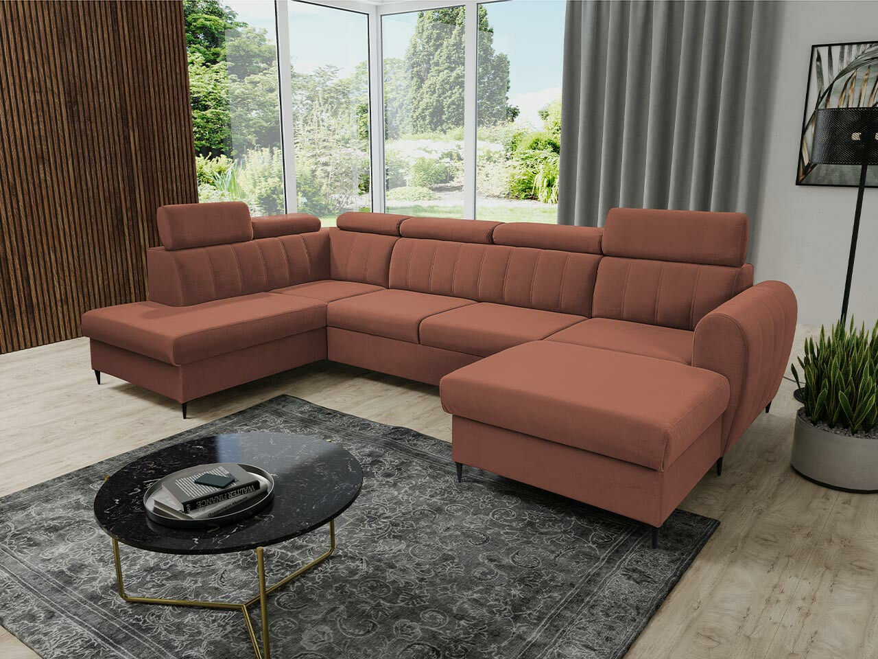 Ugaona sofa Temple 128 (Kronos 29)