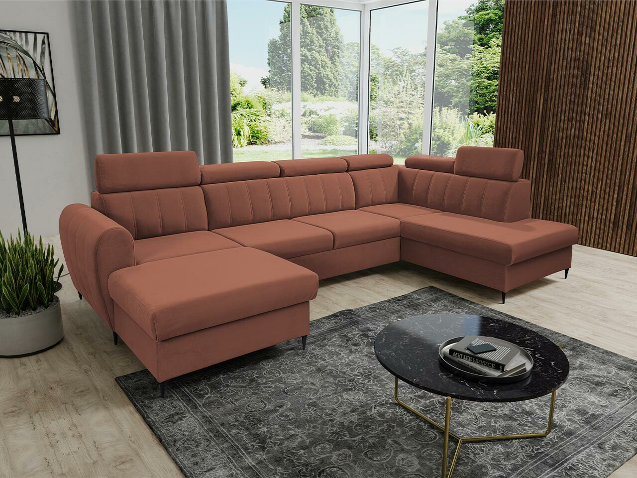 Ugaona sofa Temple 128 (Kronos 29)