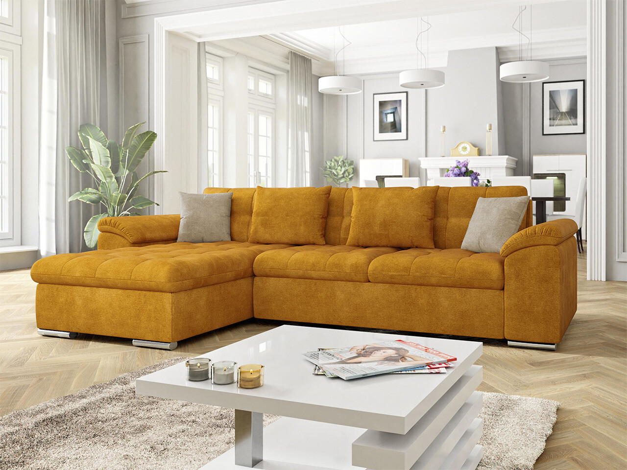 Ugaona sofa Comfivo 107 (Wave 05 + Wave 02)