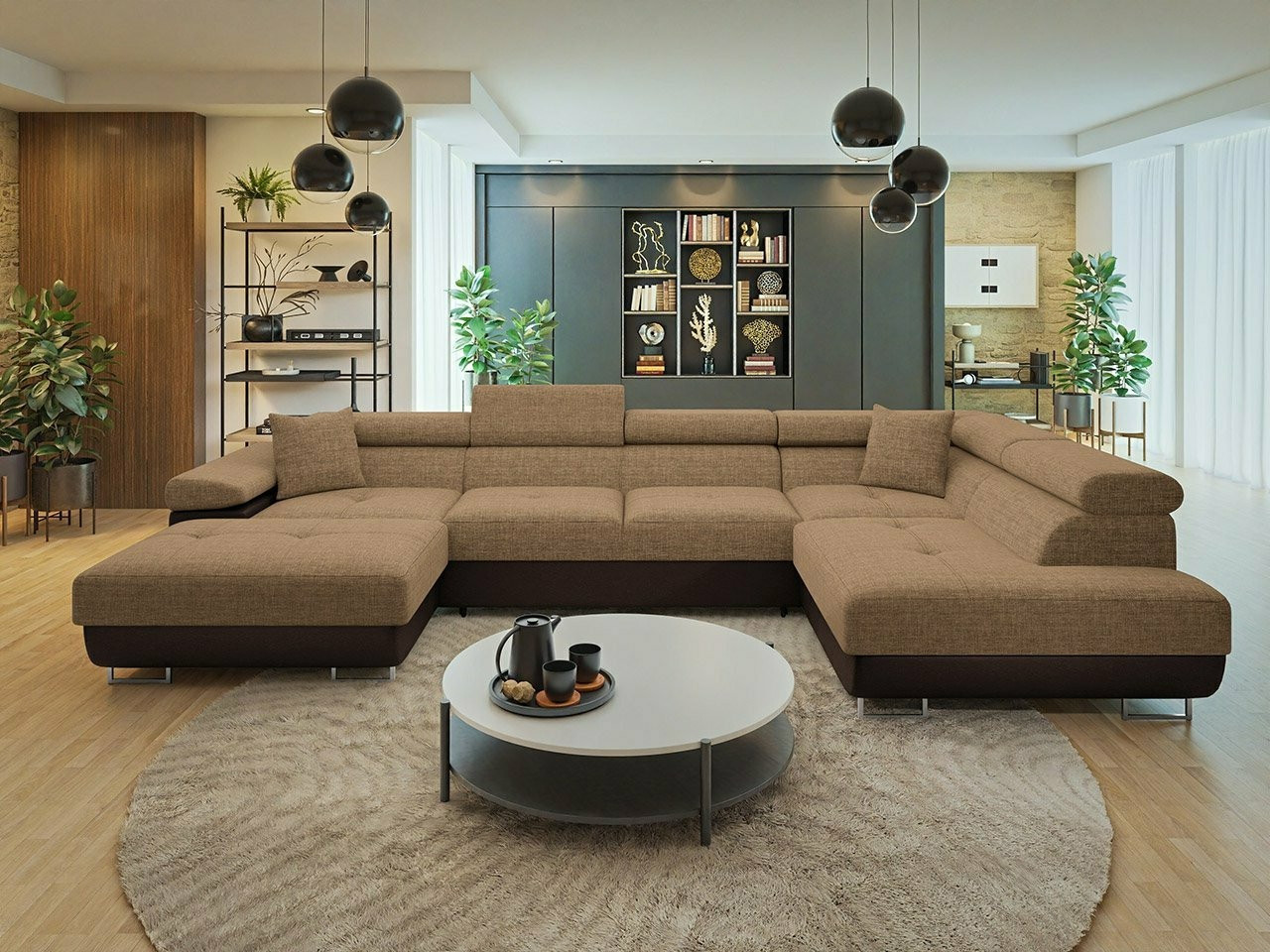 Ugaona sofa Comfivo Eliferu 103 (Soft 066 + Lux 03)