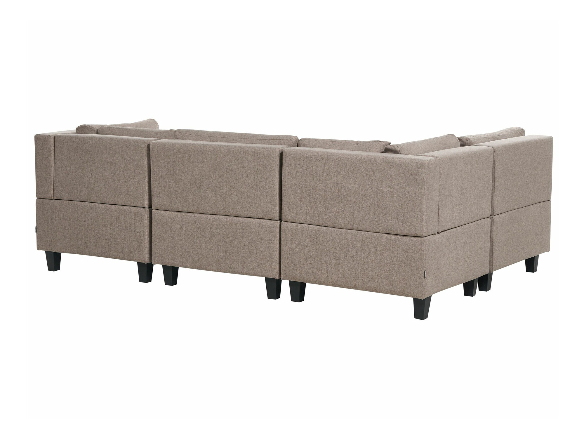 Modularna ugaona garnitura Elbmeli 104 (Smeđa)