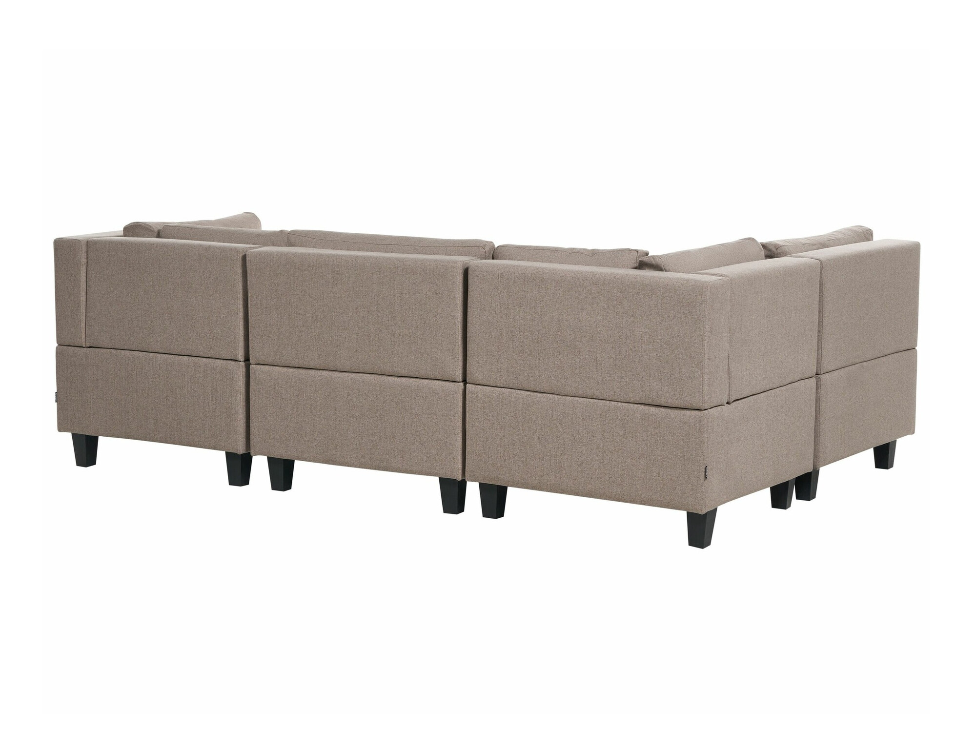 Modularna ugaona garnitura Elbmeli 104 (Smeđa)