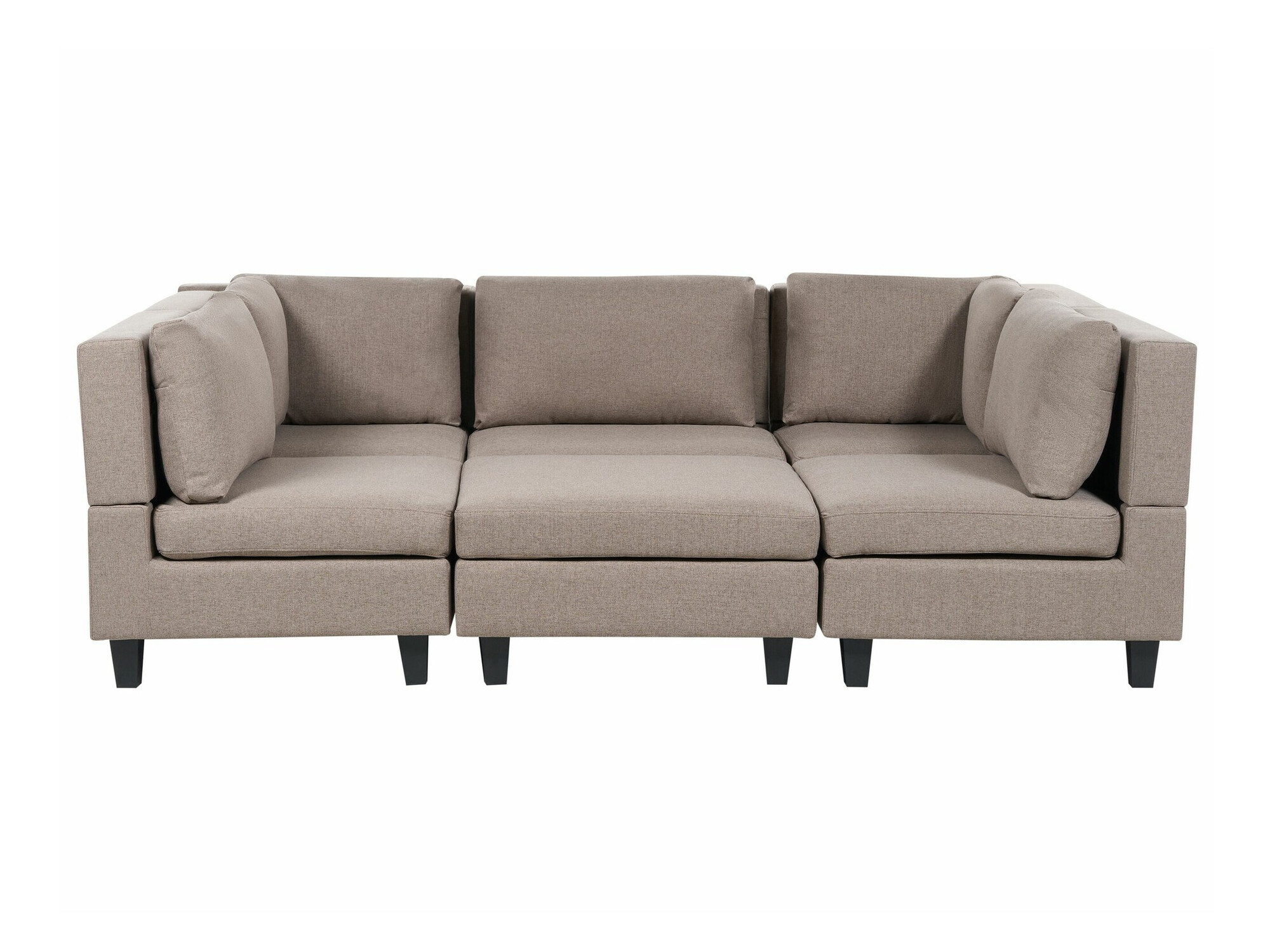 Modularna ugaona garnitura Elbmeli 104 (Smeđa)