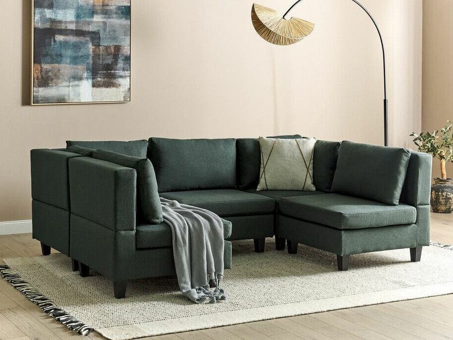 Modularna ugaona garnitura Elbmeli 104 (Zelena)