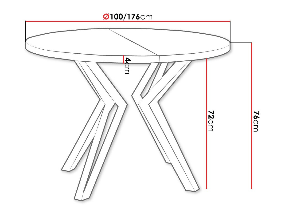 Sto Oswego 111 (Zanatski zlatni hrast + Crno)