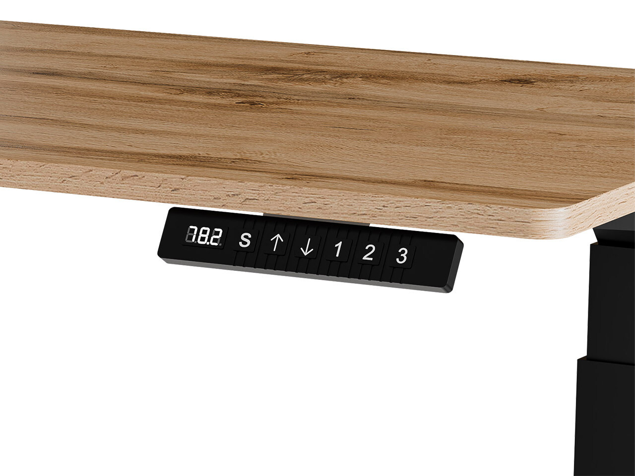 Sto sa podesivom visinom Charlotte 195 (Crno)