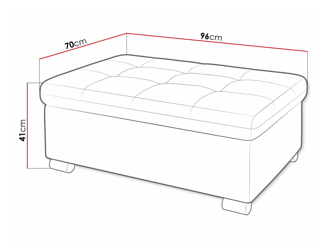 Tapacirana klupa Comfivo 118 (Magni 206.02)