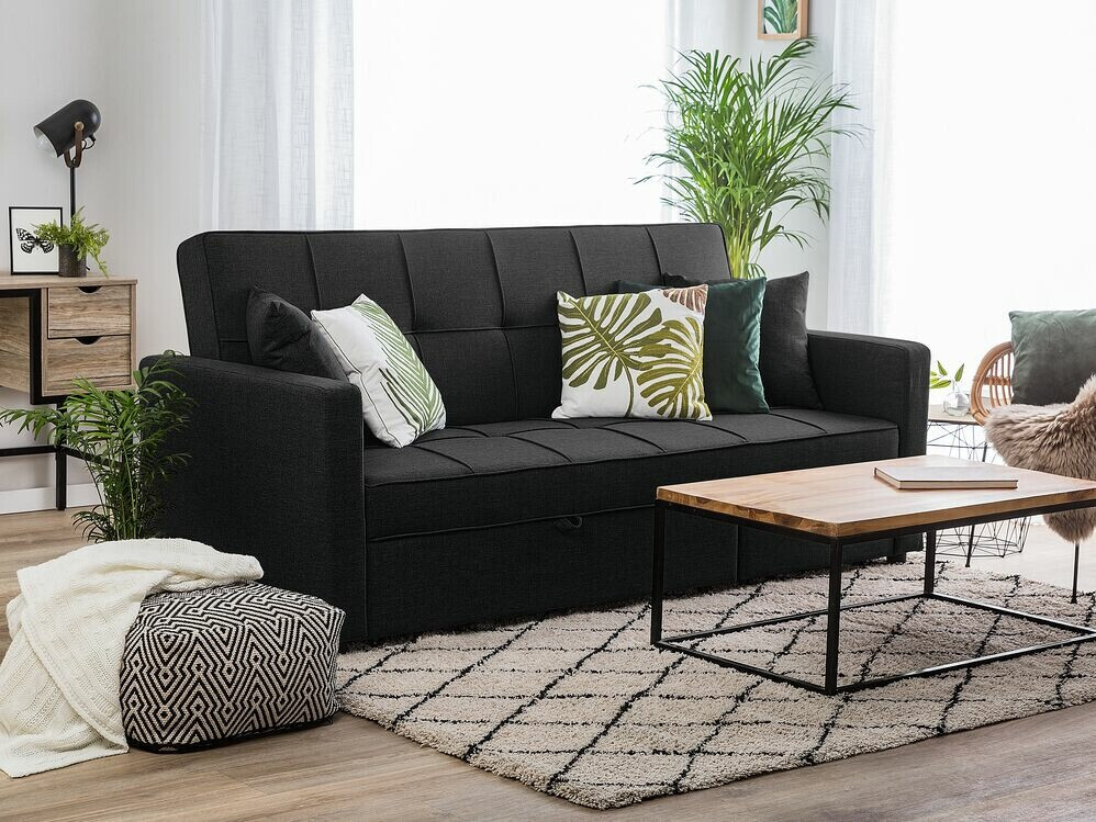 Sofa na razvlačenje Berwyn 1774 (Crno)