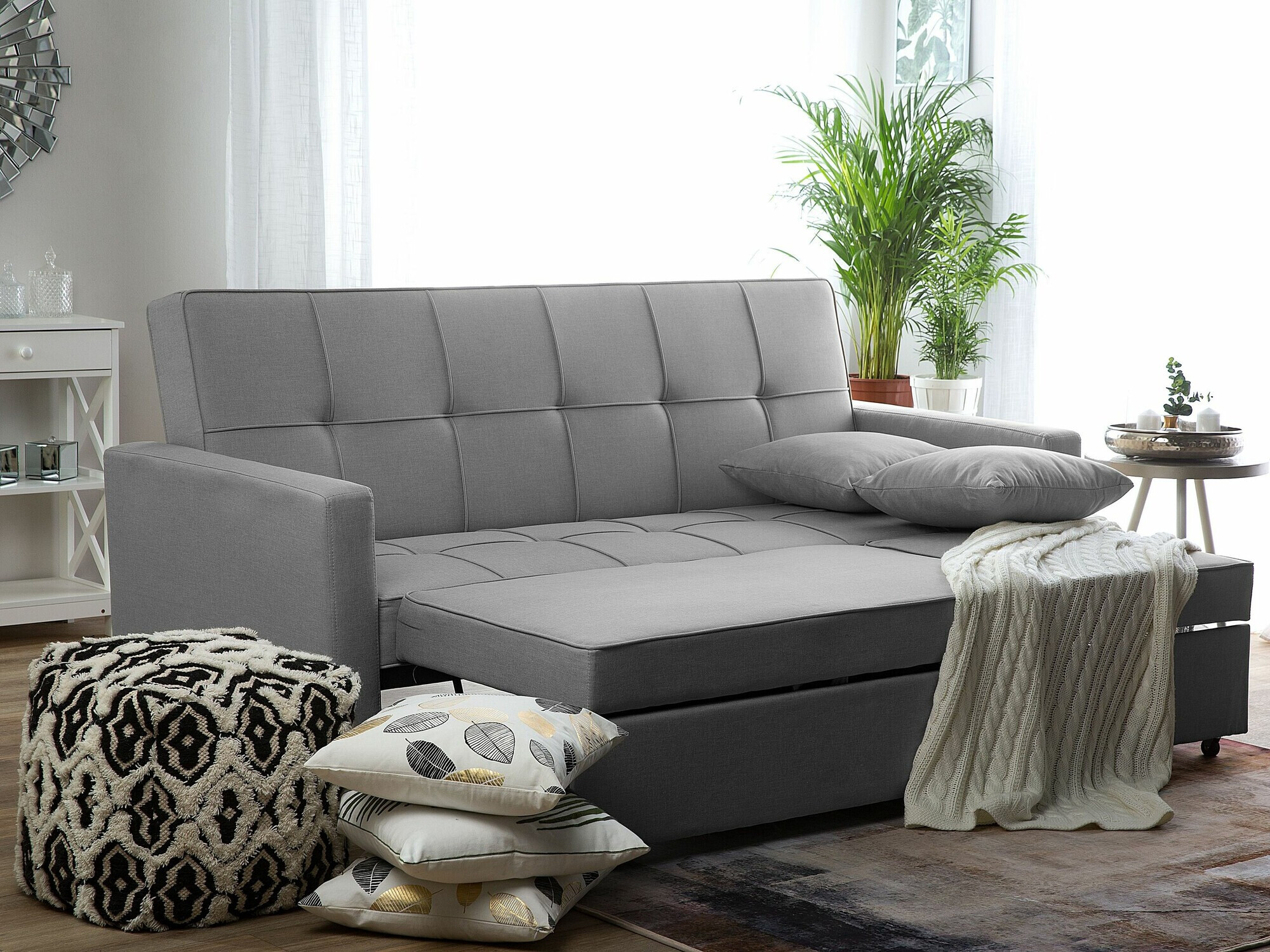 Sofa na razvlačenje Berwyn 1774 (Sivo)