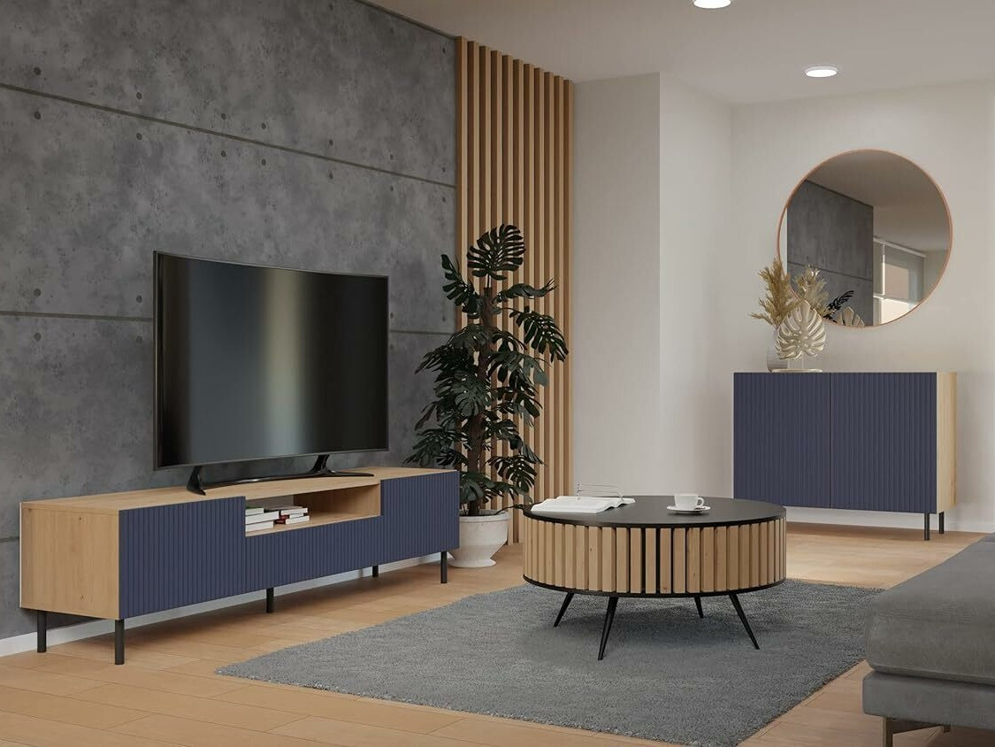 Ormarić Romseru 100 (Plava + Artisan hrast)