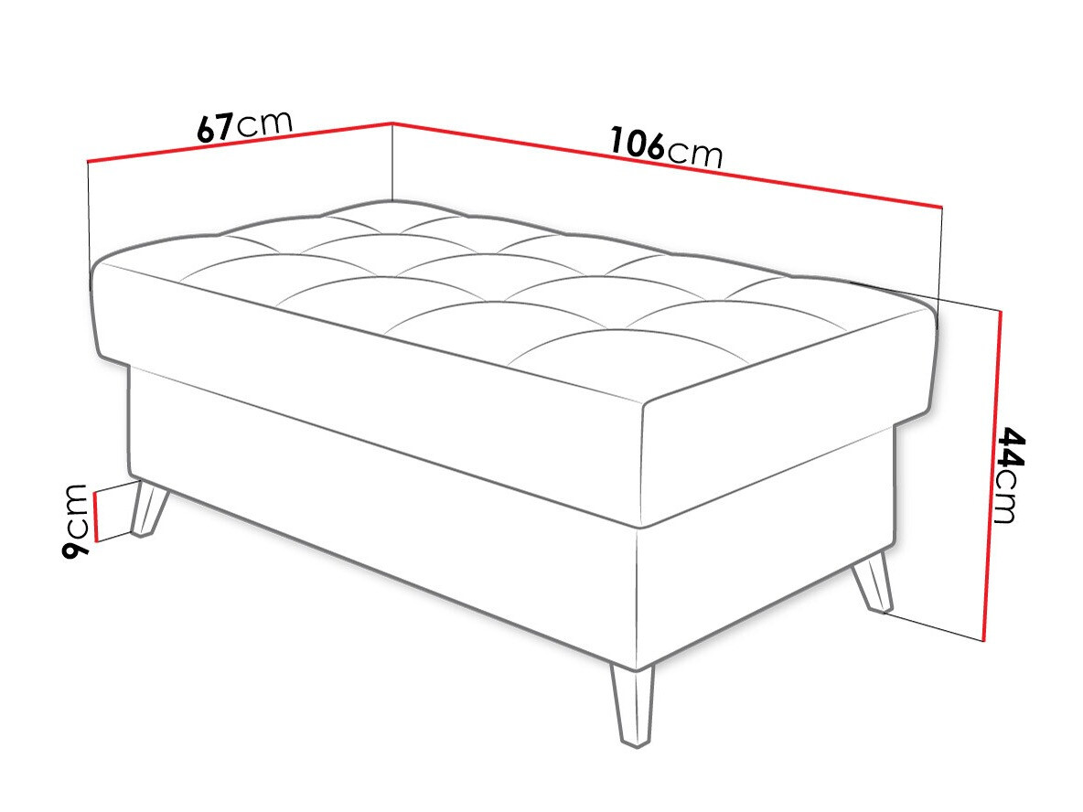 Tapacirana klupa Comfivo 236 (Velo 625)