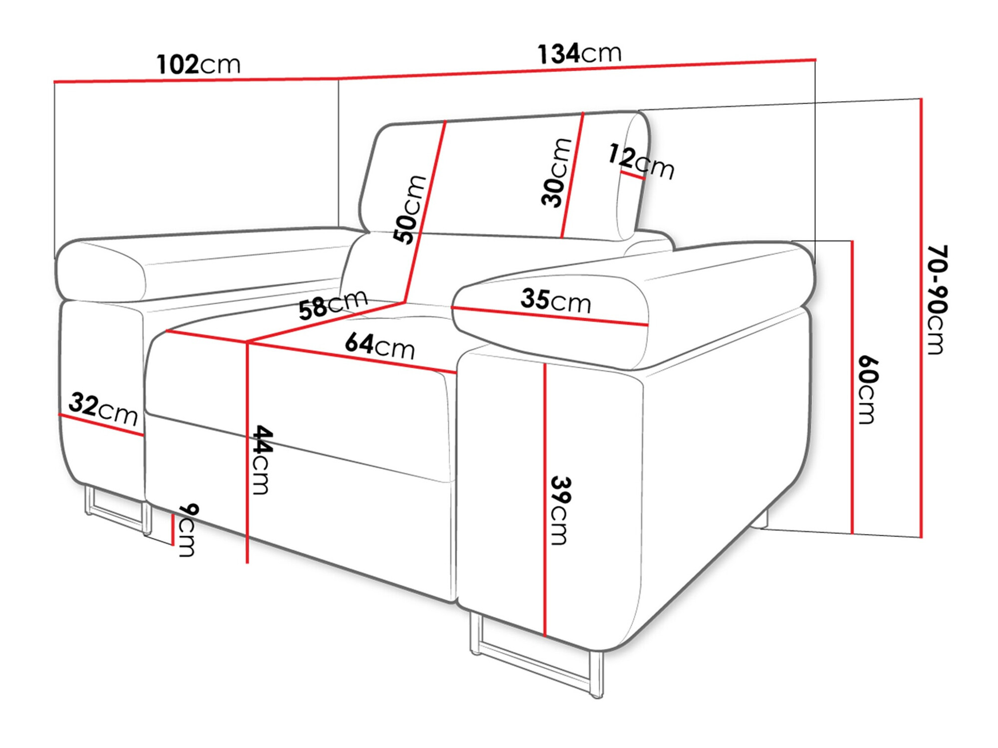 Fotelja Comfivo Eliferu 106 (Poso 110)