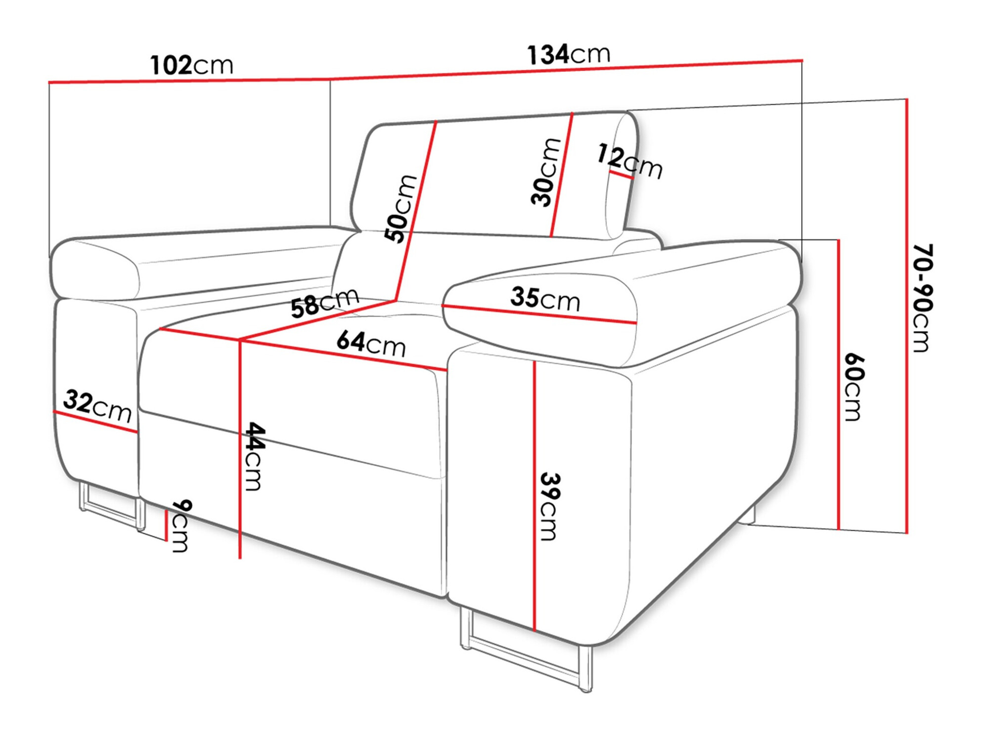 Fotelja Comfivo Eliferu 106 (Poso 135)