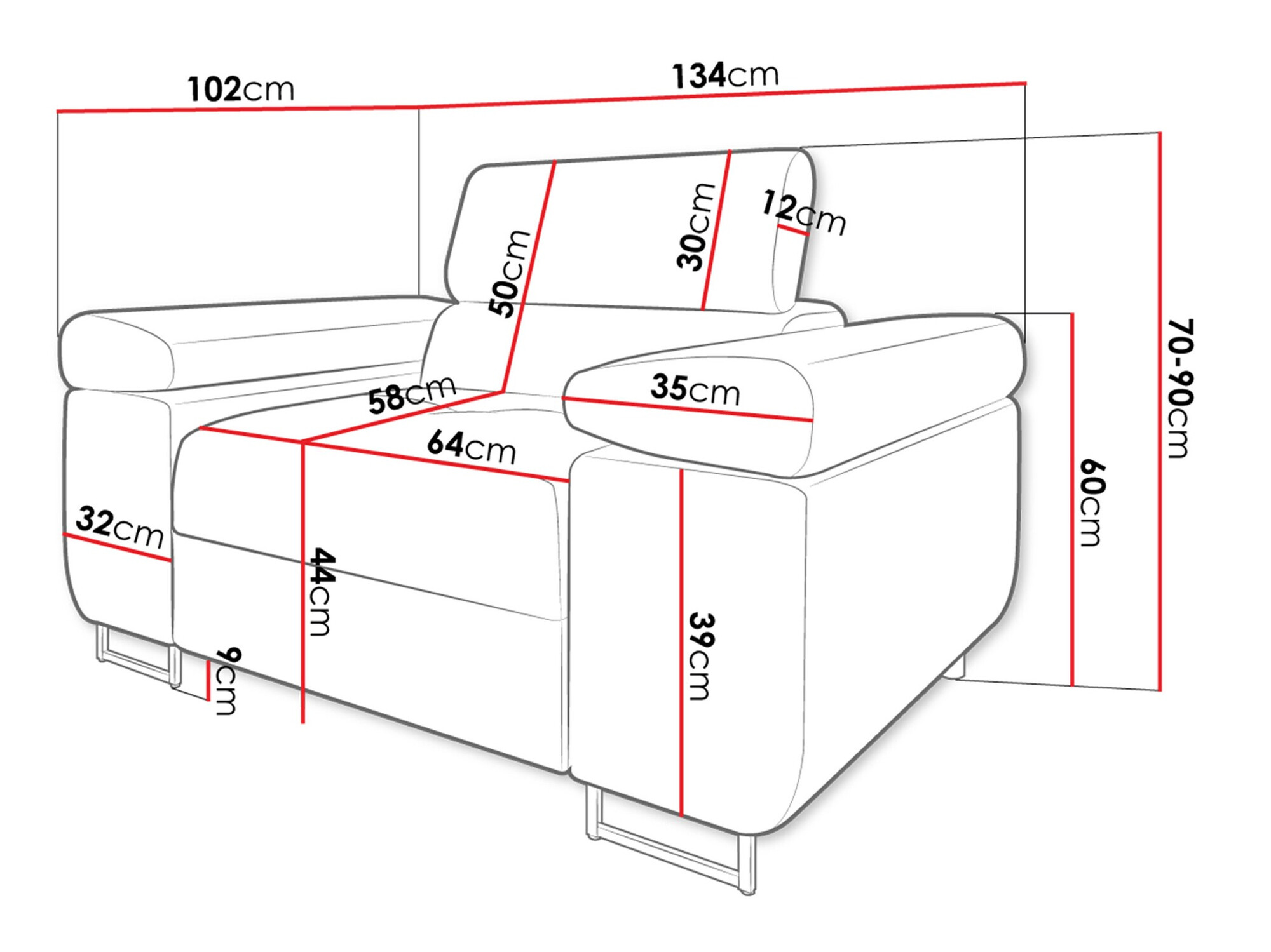 Fotelja Comfivo Vinetum (Manila 16)