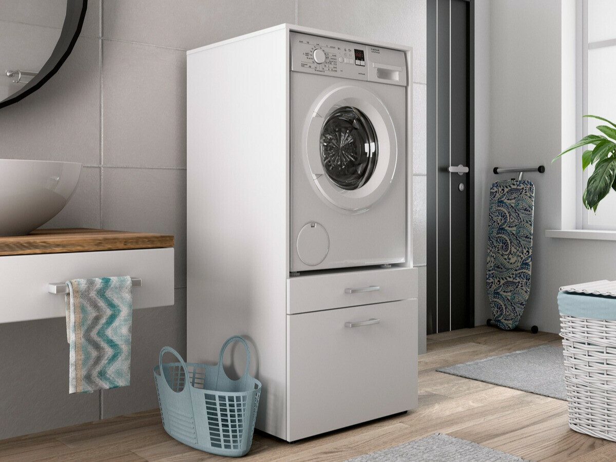 Polica za kupatilo Novdele 102 (Belo)