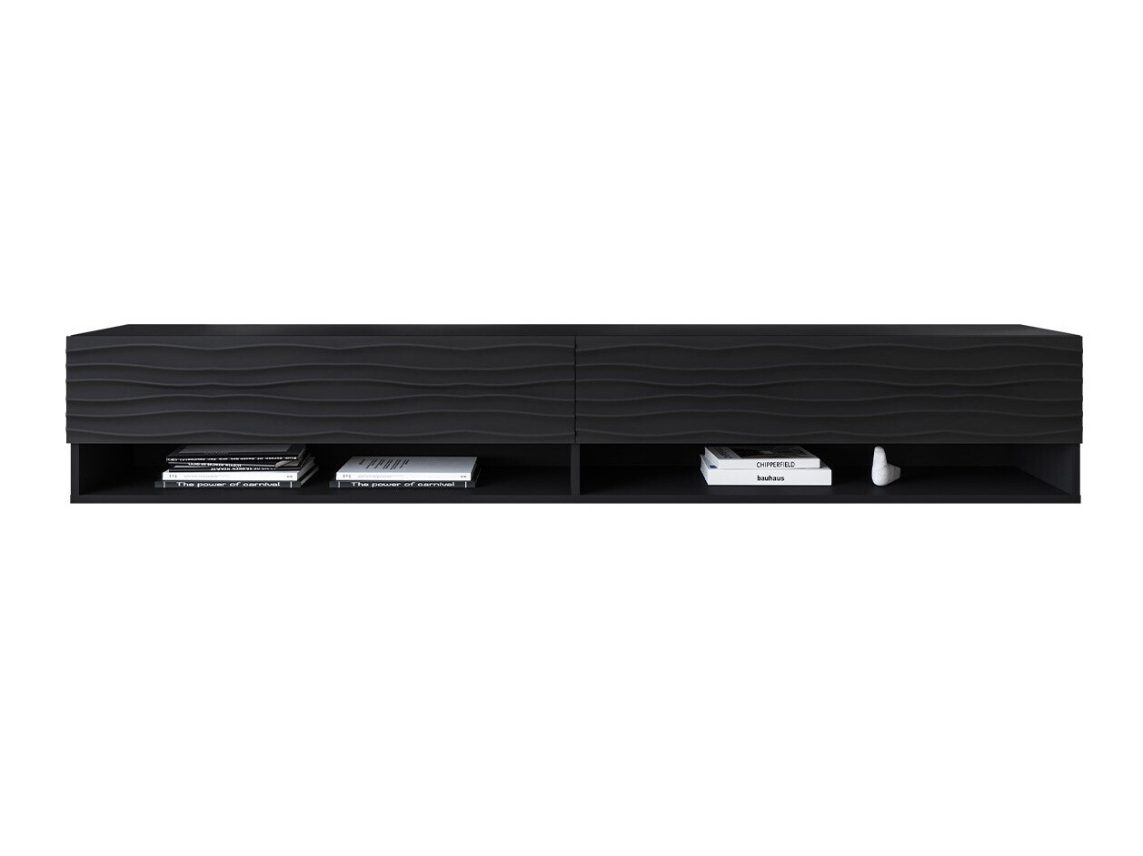 TV komoda Sarasota 119 (Grafit + Crno)
