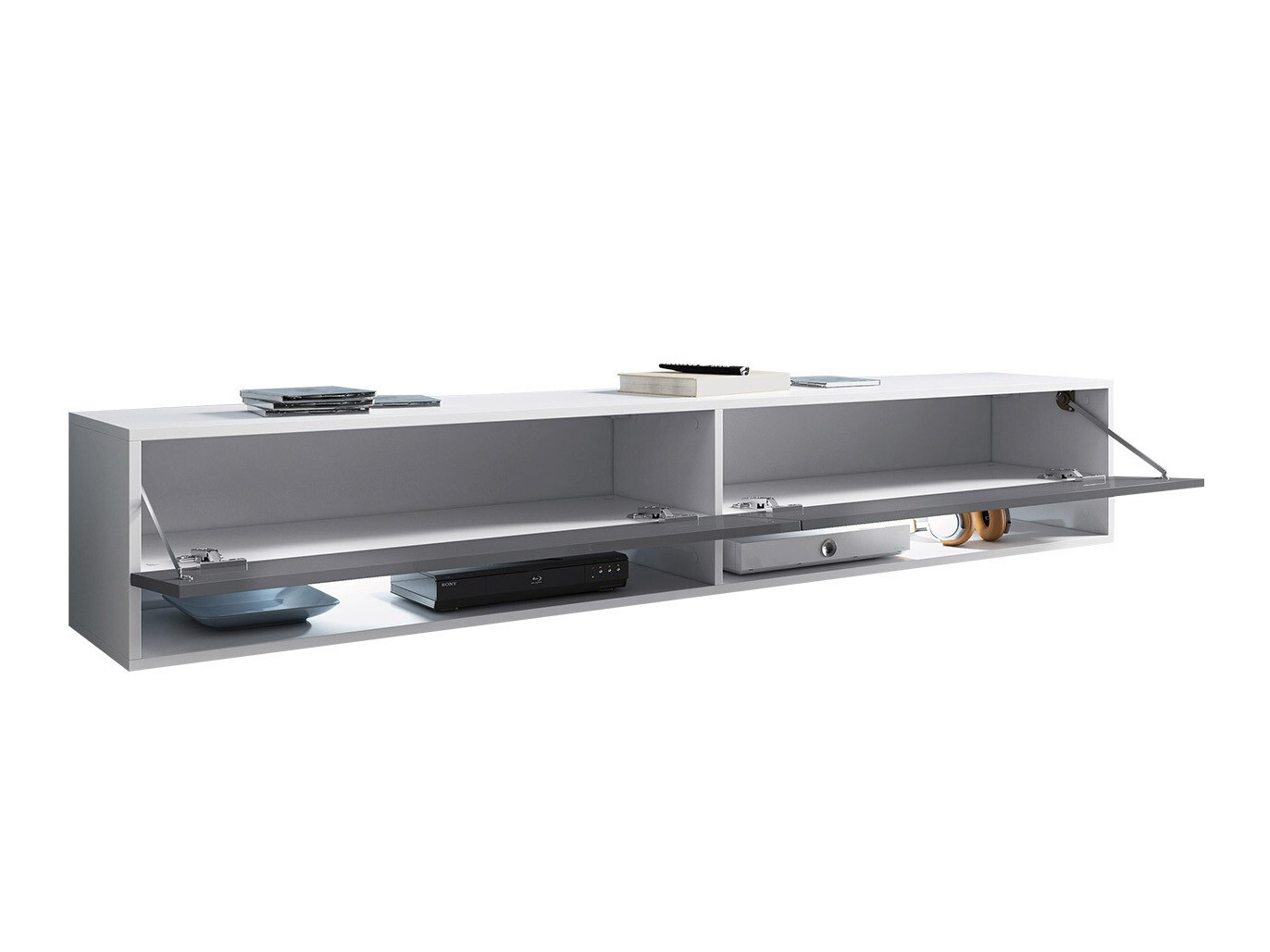 TV komoda Sarasota 119 (Grafit + Crno)