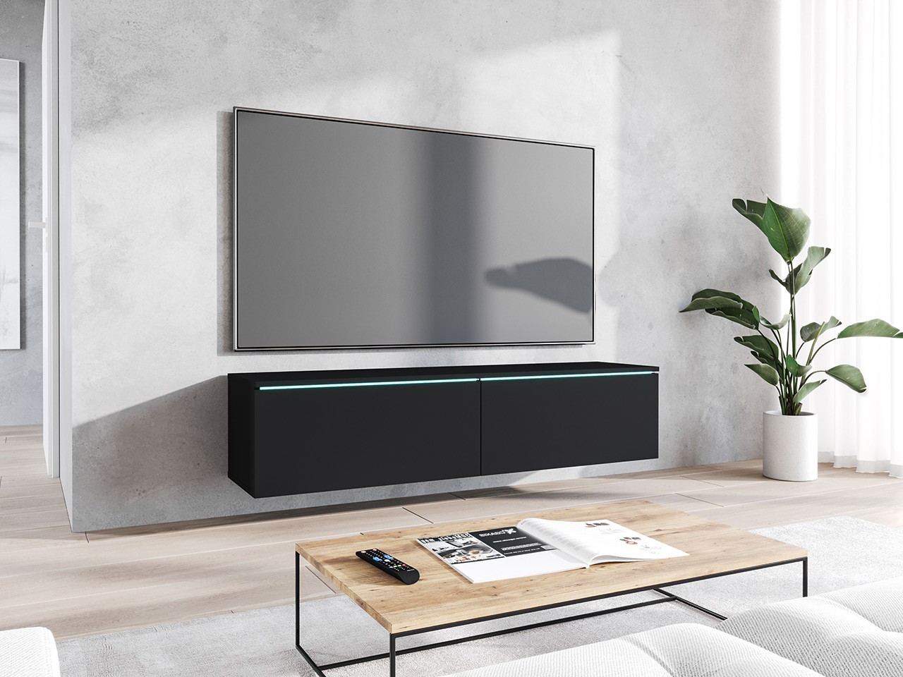TV komoda Scientia (Grafit)