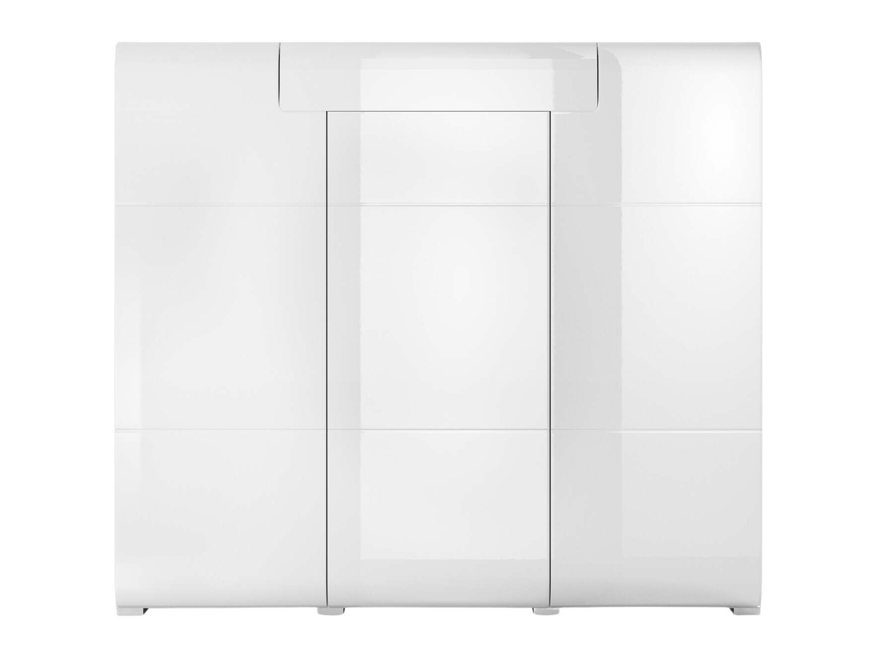 Komoda Torsone 112 (Belo + Sjajno belo)