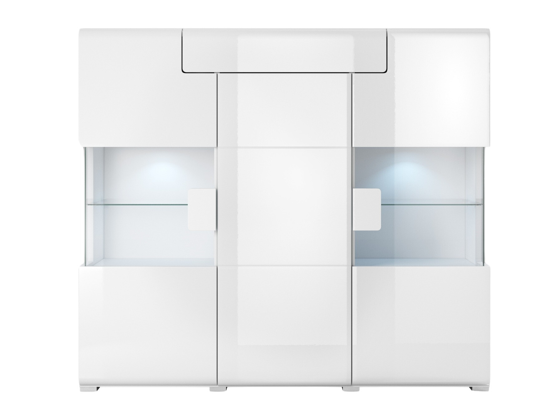 Ormarić Torsone 100 (Belo + Sjajno belo)