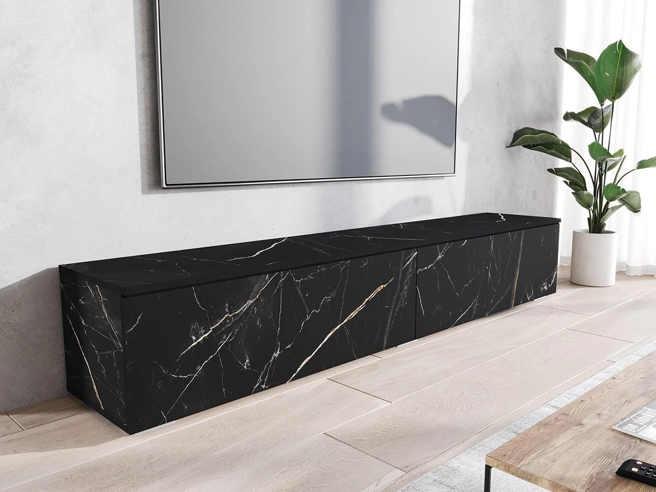 TV sto Sarasota 121 (Crni mermer)