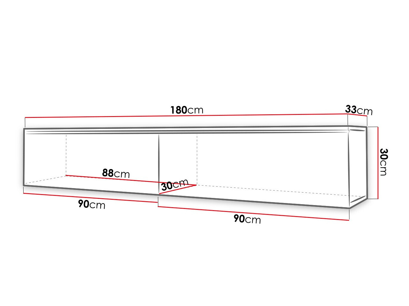 TV sto Sarasota 121 (Hrast)
