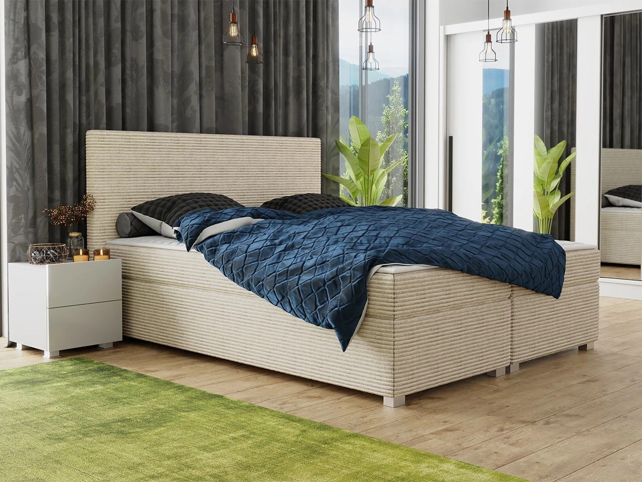 Boxspring krevet Memphis 137 (Poso 100)