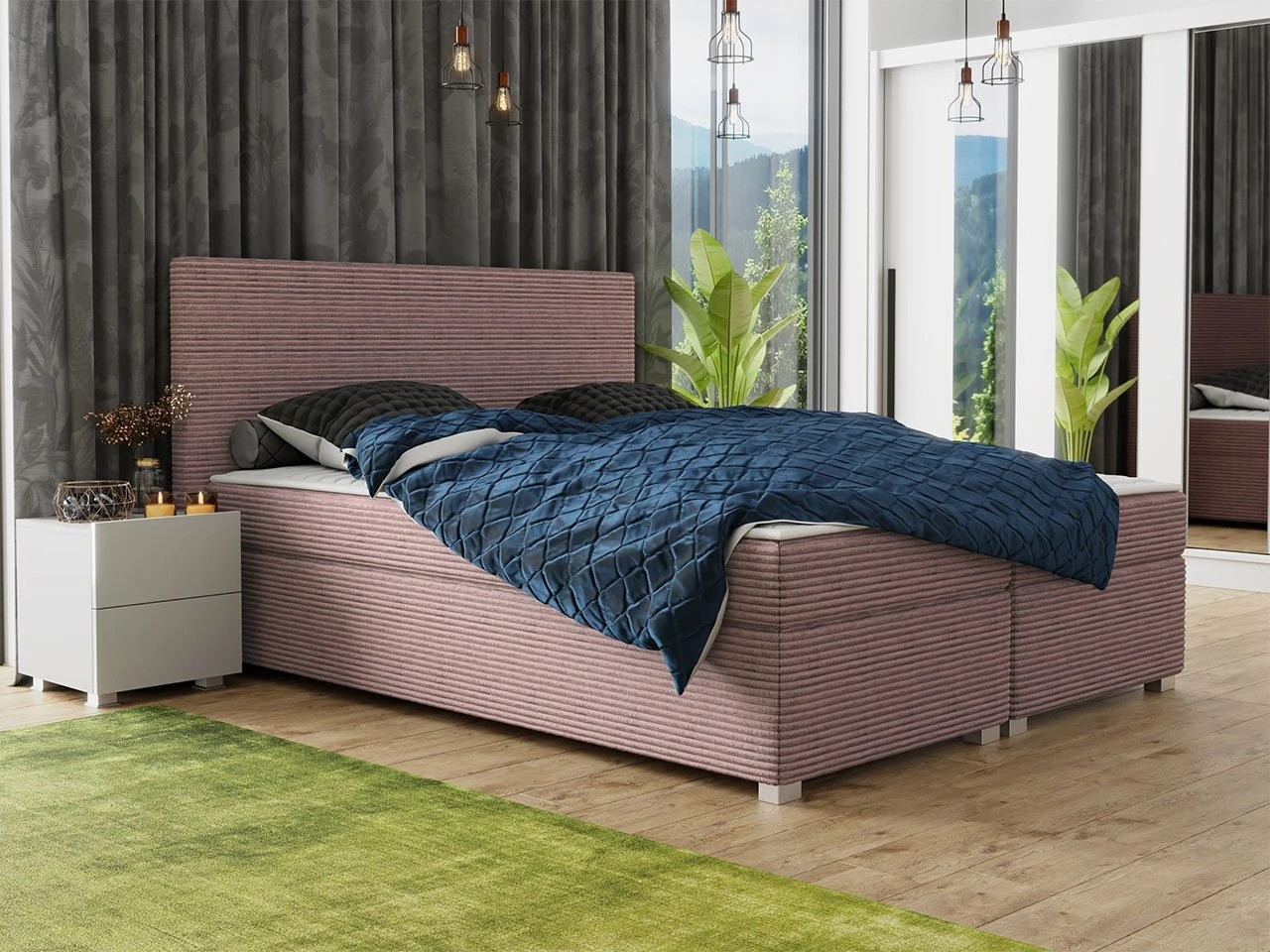 Boxspring krevet Memphis 137 (Poso 27)