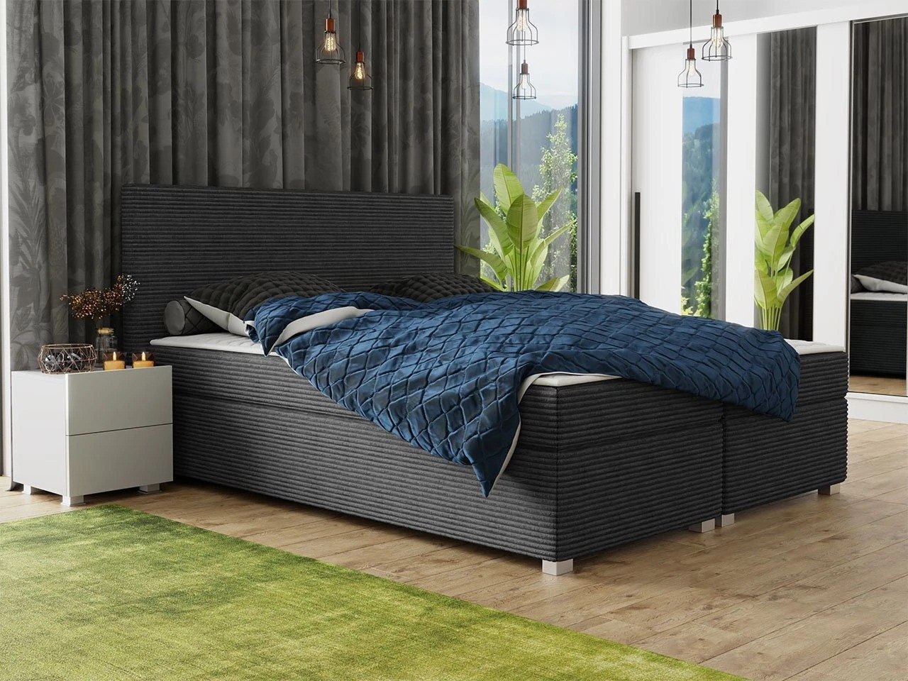 Boxspring krevet Memphis 137 (Poso 34)