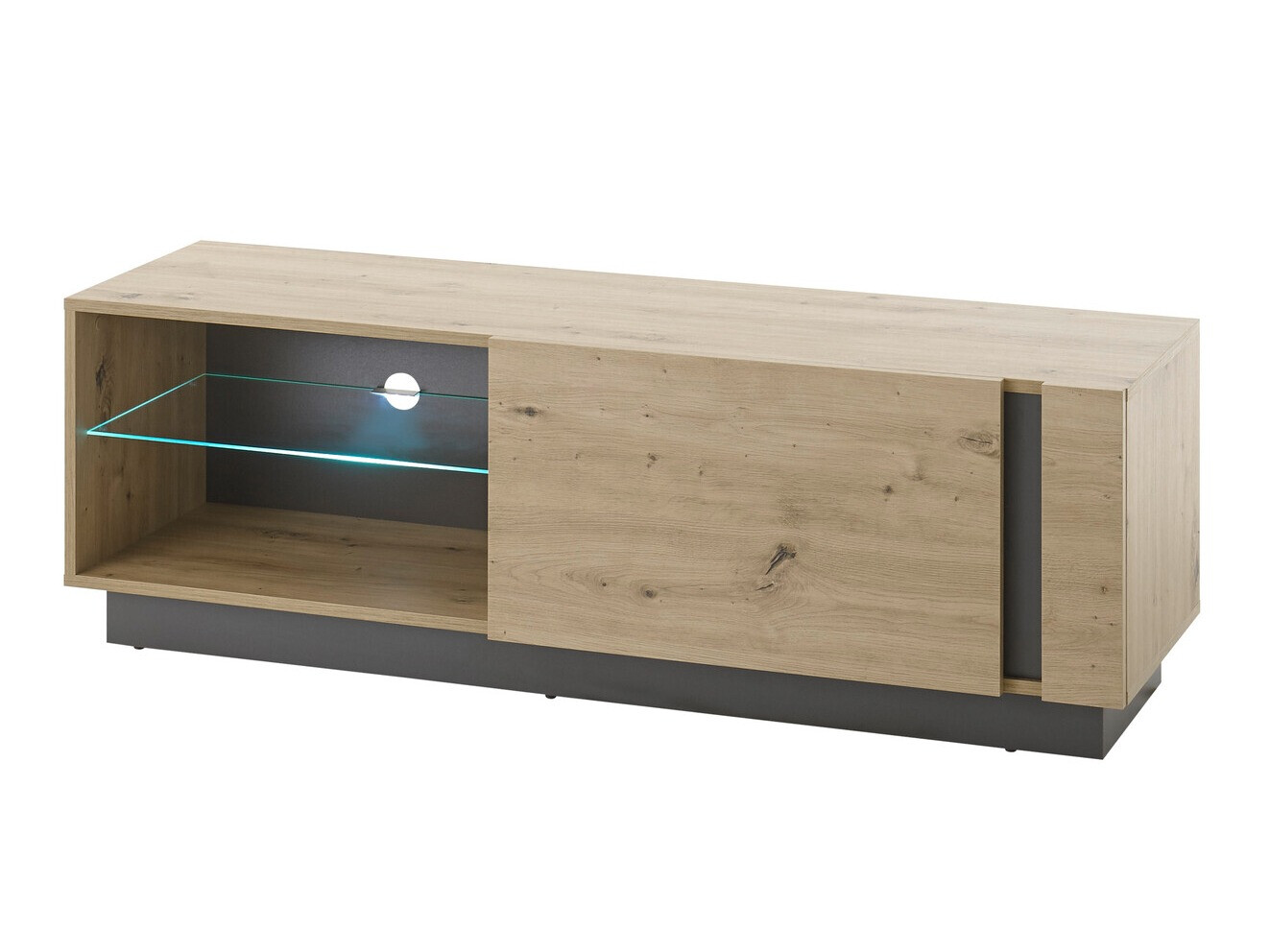 TV komoda Veropho 102 (Artisan hrast + Grafit)