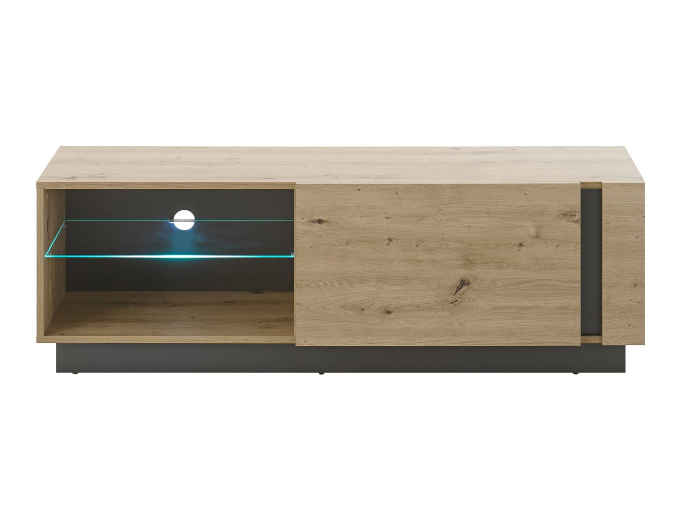 TV komoda Veropho 102 (Artisan hrast + Grafit)