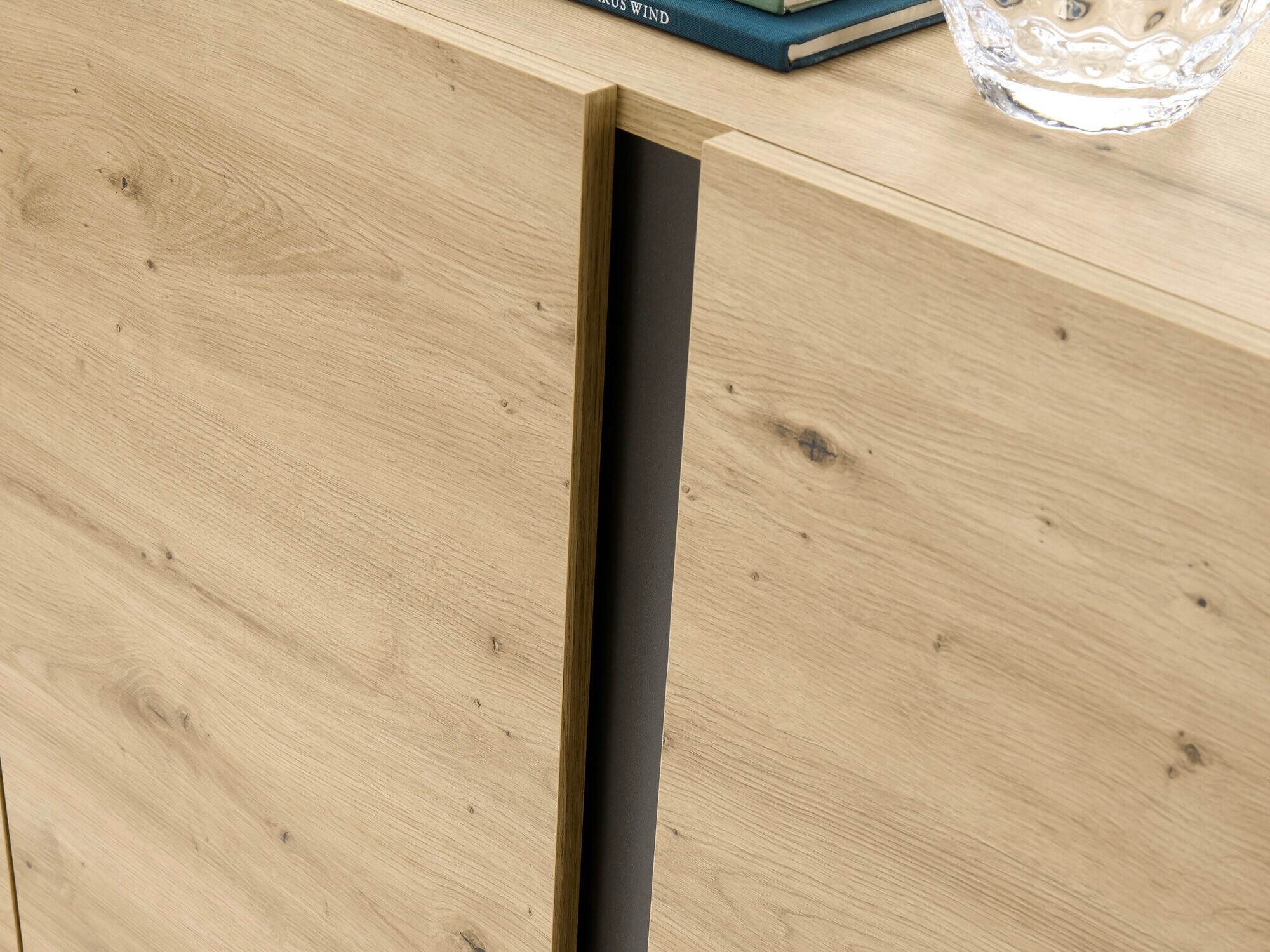 TV komoda Veropho 102 (Artisan hrast + Grafit)