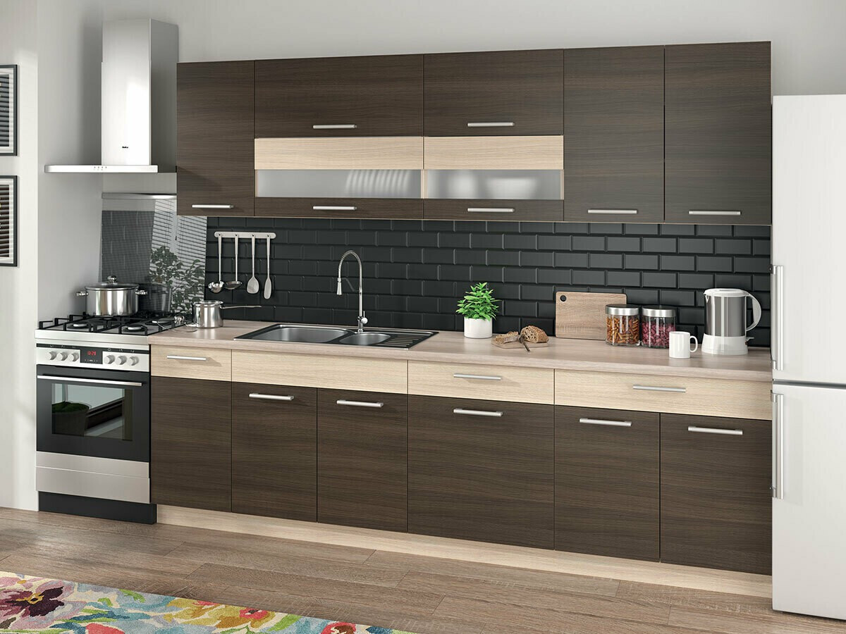 Modularni zidni ormarić Mode Dark 107