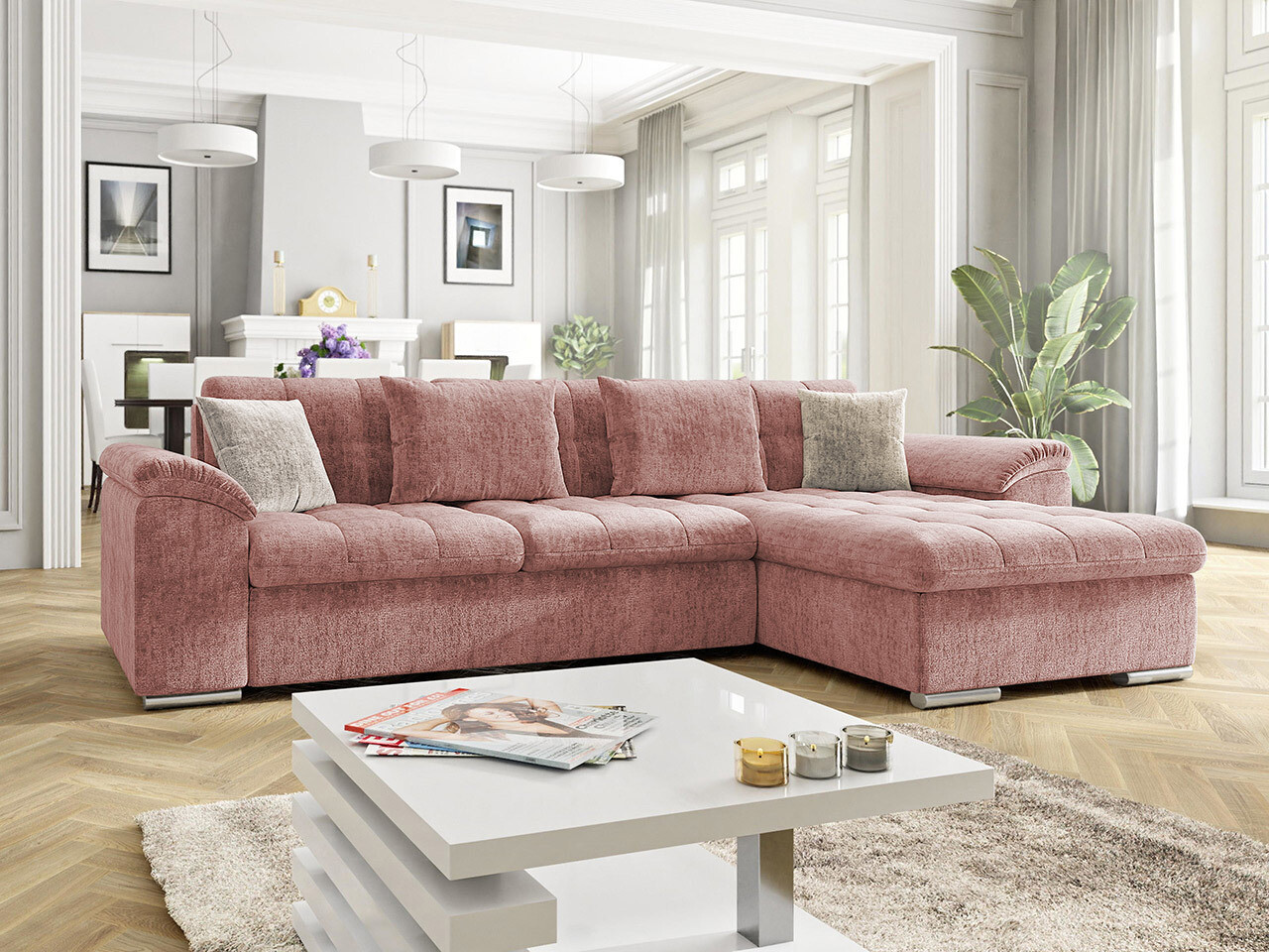 Ugaona sofa Comfivo 107 (Miu 2034 + Miu 2041)