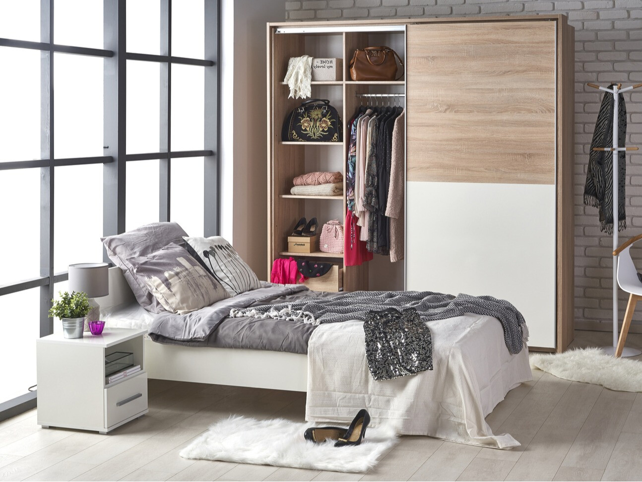 Krevet Cirveso 105 (Belo)
