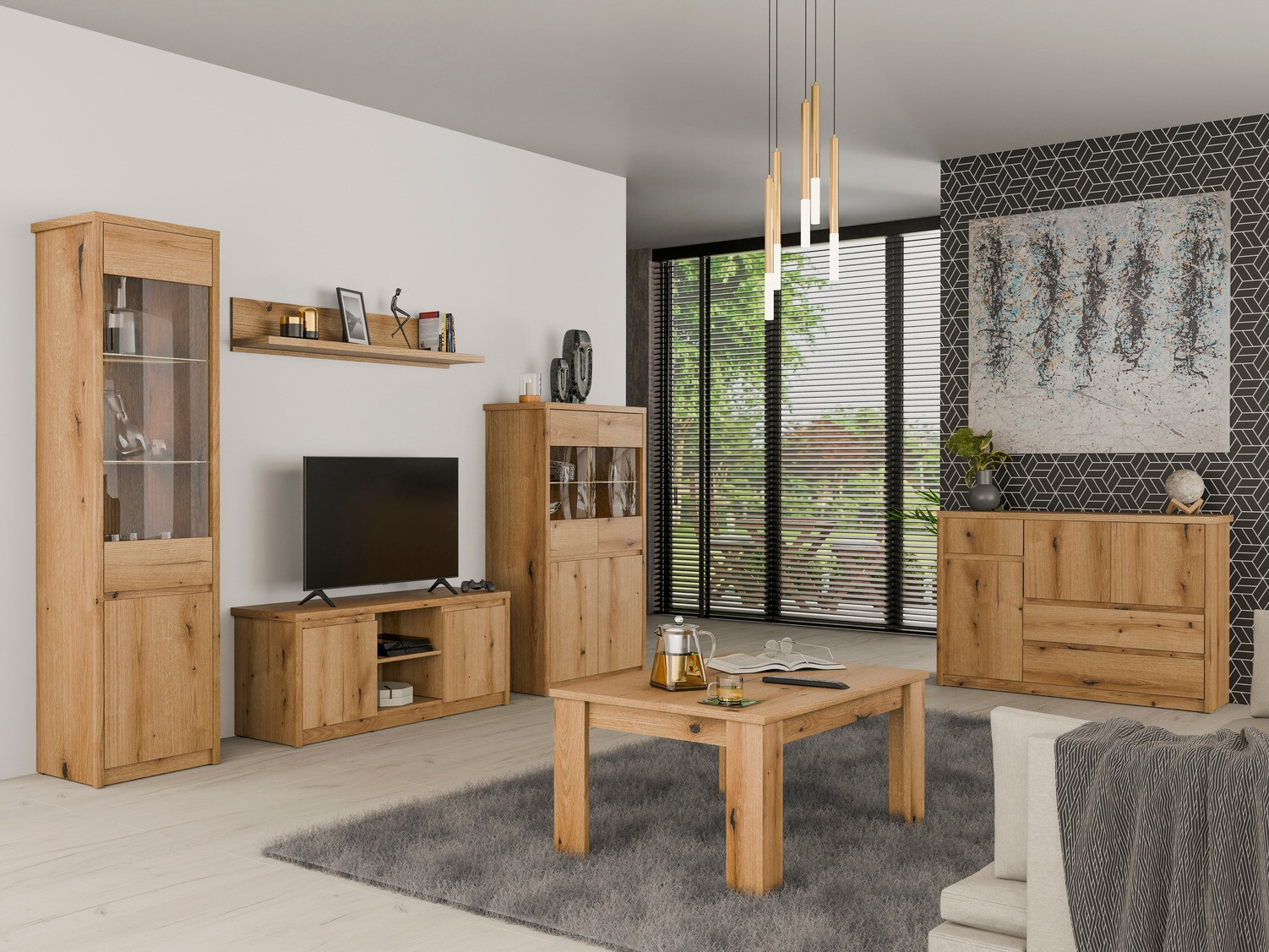 Zidna polica Melmavo 109