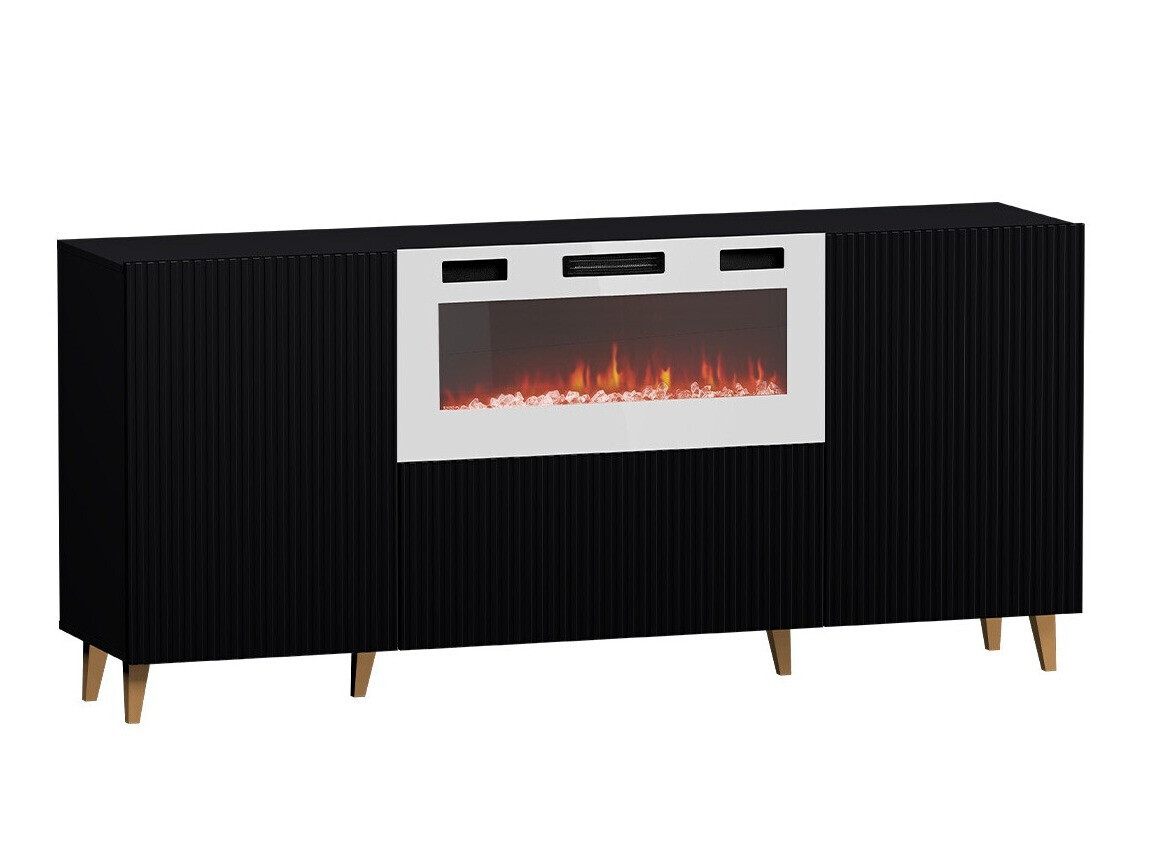 Ormarić Levmari 104 (Crno + Zlatan)