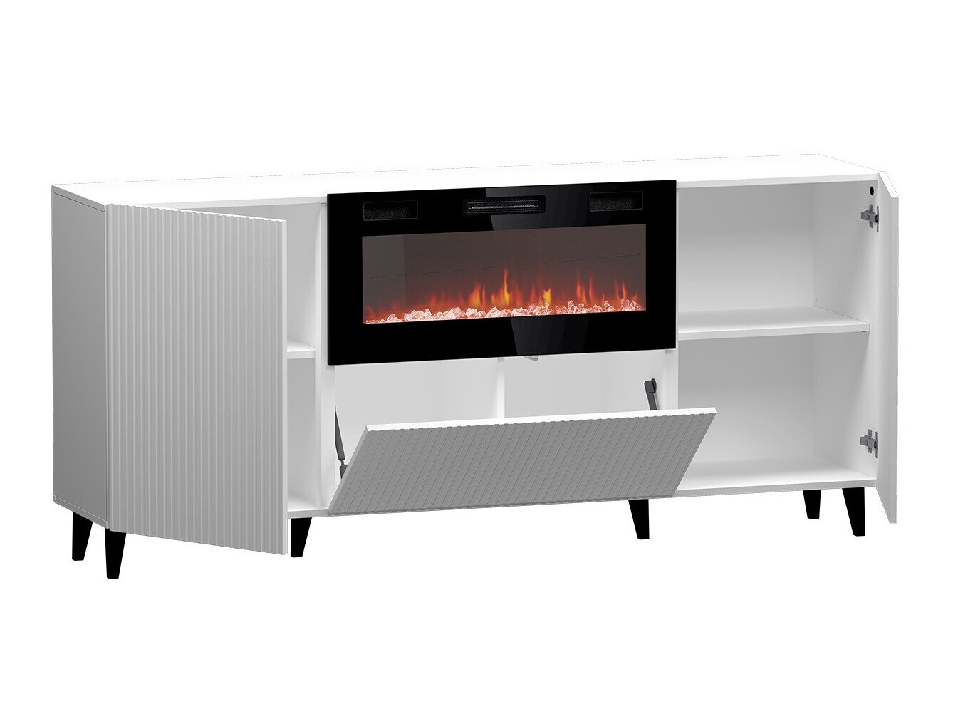 Ormarić Levmari 104 (Crno + Zlatan)