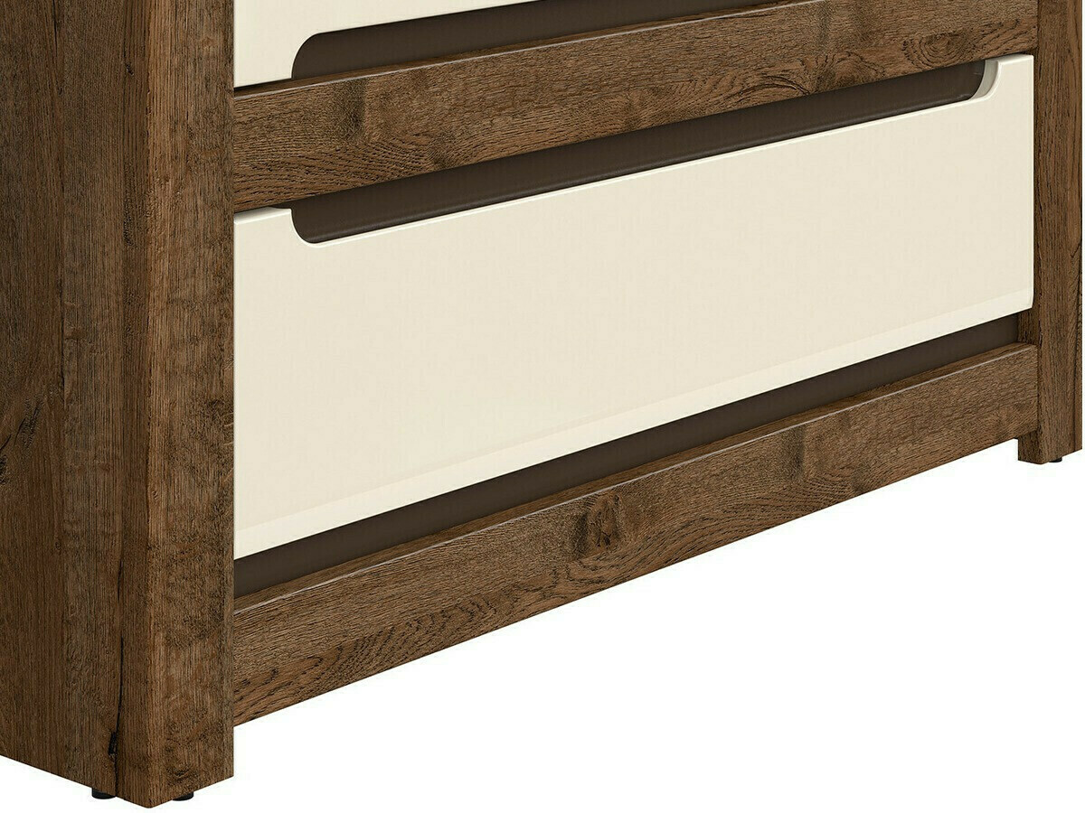 Komoda Ophevaru 101 (Sjajno krem + April hrast)