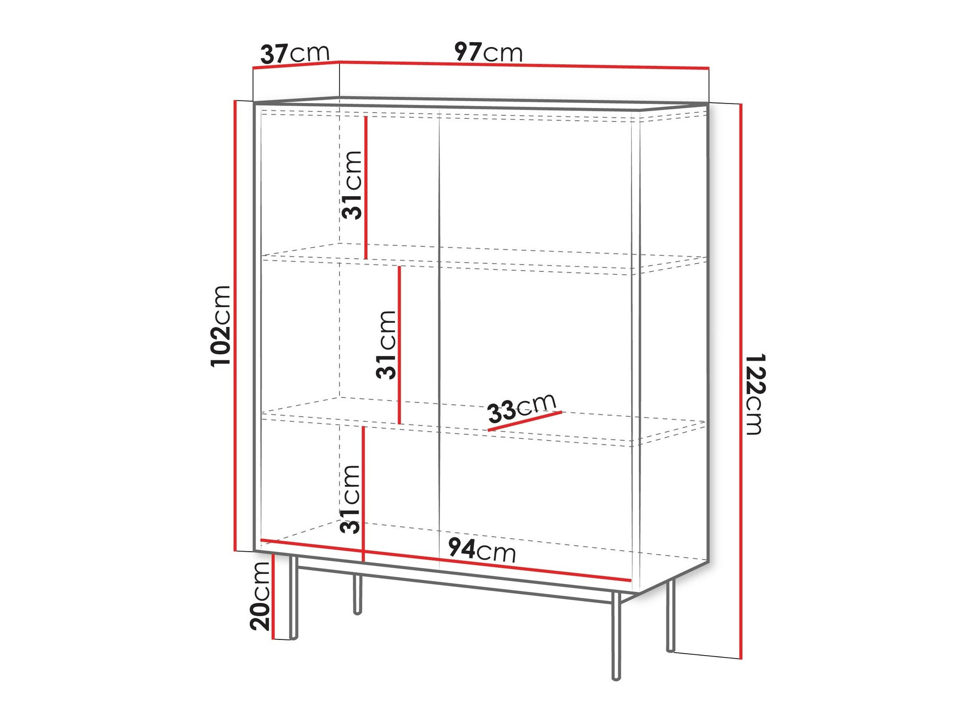Ormarić Dormela 101