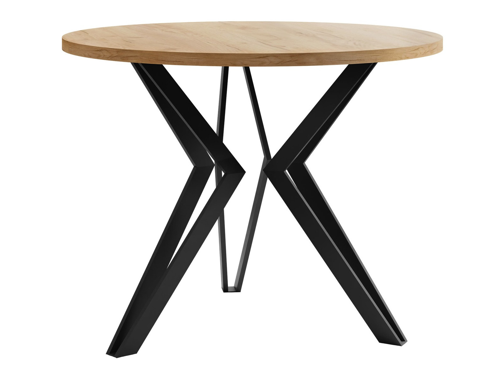 Stočić za kafu Dearborn 105 (Zlatni hrast + Crno)